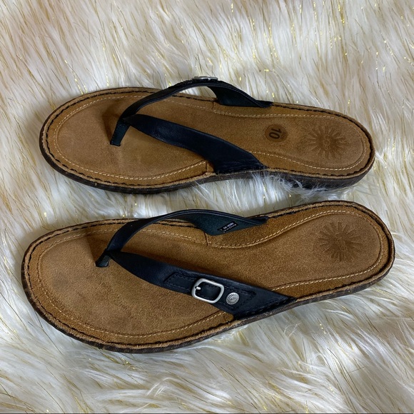 Ugg Australia leather sandals size 10 - Picture 3 of 9